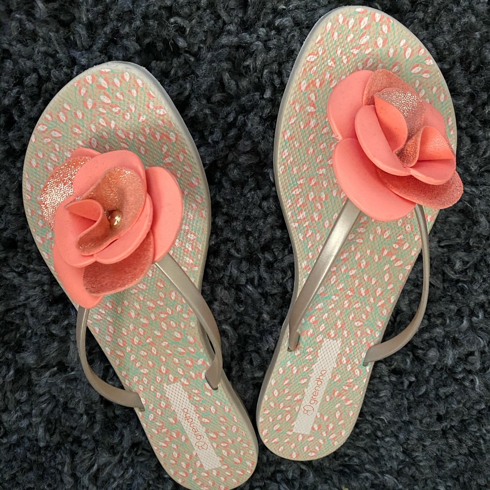 Grendha flower sandals 6